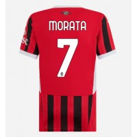 AC Milan Alvaro Morata #7 Replica Home Shirt Ladies 2024-25 Short Sleeve